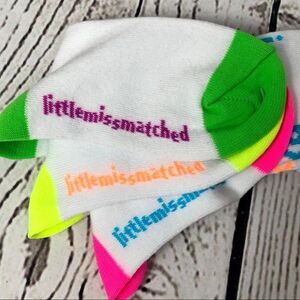 ❤️ LittleMissMatched Set of 3 Socks Girl’s 4-9